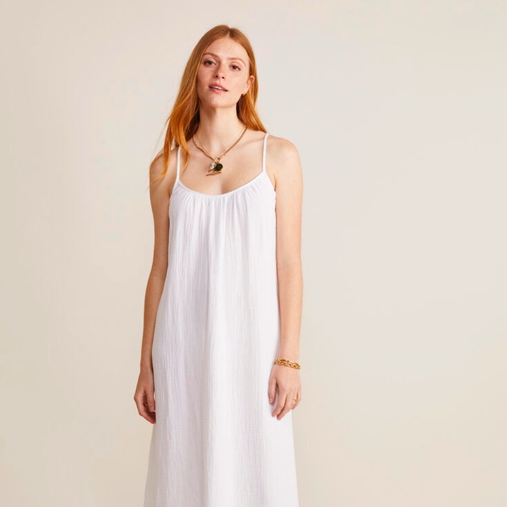 Vineyard Vines White Gauze Maxi Dress NWT